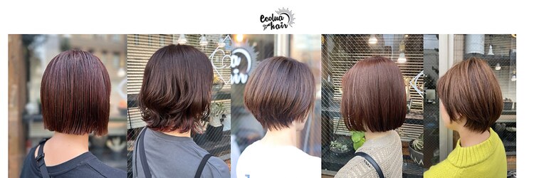 エコルアヘアー 西口(ecolua hair)のサロンヘッダー