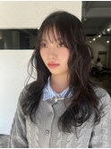 レイヤー/髪質改善トリートメント/顔周りカット/透明感カラー