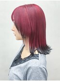 ミディアム顔周りレイヤーくびれヘア美髪_ba490131