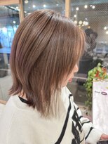 ピクチャー(PICTURE)&nbsp;シアーベージュ／ブリーチ／ボブ／ダブルカラー／カット