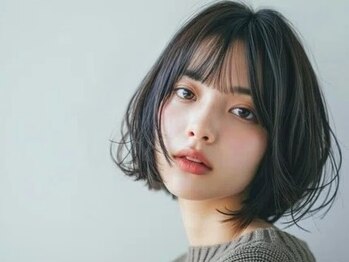美容室9Aの写真/髪質×骨格で叶える黄金比の小顔ショート/ボブ★乾かすだけでサラッと収まる再現性の高さが魅力♪