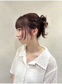 【kana】顔まわりレイヤー/顔まわりカット/暖色カラー