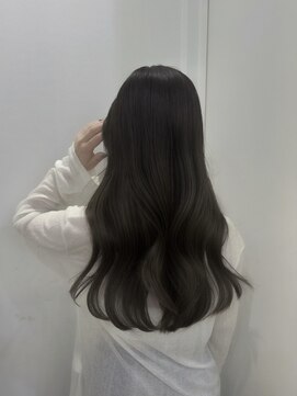 イオエ 梅田(ioe) 外ハネボブ /ミディアムストレート /ニュアンスカラー/髪質改善