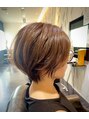 ヘアメイク ジール 羽黒店&nbsp;小顔似合わせショートカット、ツヤ感カラーも得意です！