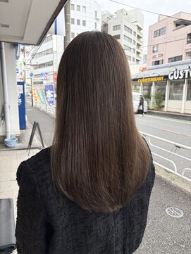 オーガニックエコ 川越(organic+eco) 20代30代秋冬イルミナカラーオリーブ/髪質改善トリートメント