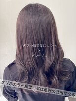 サラジュ 仁川店(SARAJU) 【ダブルカラー特化】今田担当 Wカラー履歴髪×グレージュ