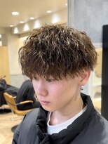 レイズ 名古屋(RAYS)&nbsp;縦落ちツイストスパイラルパーマショートマッシュ h