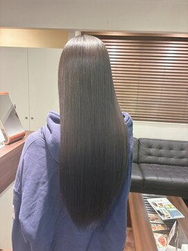 セレスト 心斎橋店(CELESTE) カット+クオライン縮毛矯正+TOKIO Tr 指名無料¥28500→¥20000