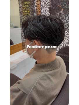 ヘアーアンドメイク サワ 上田本店(SAWA) 10代20代30代◎ フェザーパーマセンターパート