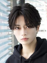 ミンクス ギンザ セントラル(MINX ginza central) リバースセンターパート×黒髪