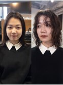 ボブパーマヘア