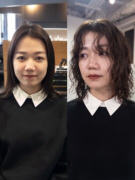 ニーィ バイ カータ(Niii by CARTA) ボブパーマヘア