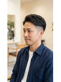横浜桜木町メンズ 刈り上げサイドパート×ニュアンスパーマ