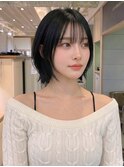ピンクベージュ×前髪×髪質改善[髪質改善/縮毛矯正/韓国]T