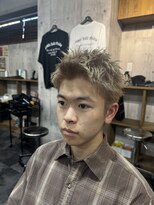 メゾンフォーメン(Maison for men)&nbsp;スパイキーショート/ミルクティーベージュ