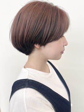 モリオフロムロンドン 原宿本店(morio from London) 【morio原宿】アウターカラーマッシュショート