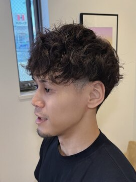 ヘアー テクニカ(hair Technica) 【かえで】頑張らずに垢抜けるカットパーマ/岡山メンズパーマ
