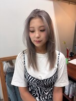 ダッパー(DAPPER') レイヤーカット+グレーパール