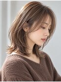 髪質改善カラーエステ/ミディアムレイヤー/レイヤーボブ3