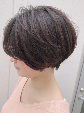 ルーファス 恵比寿 渋谷(Ruufus) ツヤとまとまり◎丸みのショートボブ【Ruufus恵比寿渋谷】314b0