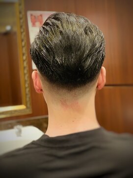 ヒロギンザ 池袋 サンシャイン通り店(HIRO GINZA) 七三オールバックサイドグラデーションフェード