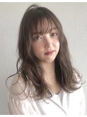 垢抜け エアリー アッシュベージュ