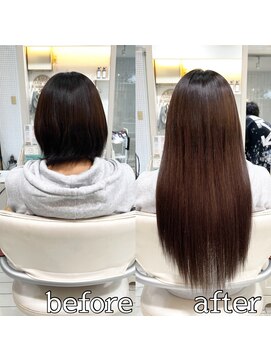 ヴォーグ(VOGUE) ボブからでも自然に馴染むシールエクステロング☆