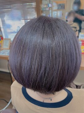 プレッソヘアー Presso hair グレイパープル