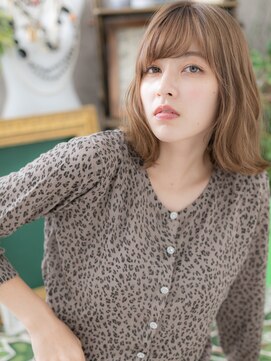 カバーヘア イヴ 戸頭店(COVER HAIR EVE) 外国人風ニュアンスカラー外ハネミディアムc5戸頭20代30代40代