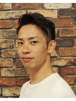 ワイズバーバー ギンザ  神田御茶ノ水店(Y's BarBer GINZA) メンズカット×ナチュラルアップバング<理容室>