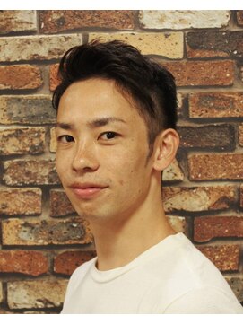 ワイズバーバー ギンザ  神田御茶ノ水店(Y's BarBer GINZA) メンズカット×ナチュラルアップバング<理容室>