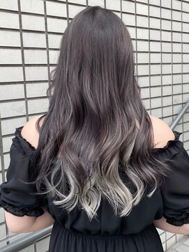 バサ 野方店(BASSA) 【スタイル】サラ艶ロング/グラデーションカラー/バレイヤージュ
