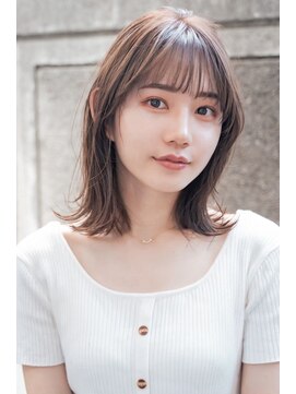 エイミー(Aimee) Aimee町田　外はねボブ×ミルクティーブラウン