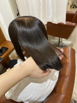 ソワン ドゥ ブレス エルネ 立花店(soin de brace elne) 髪質改善/ストレート/縮毛矯正/酸性ストレート/艶髪/ボブ