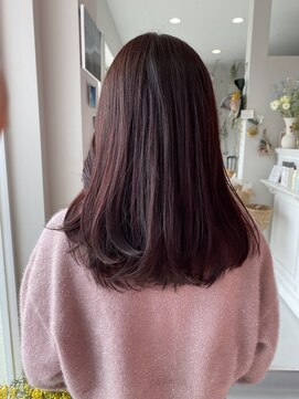 ユルフ(yulf) ブリーチなしの春ピンク