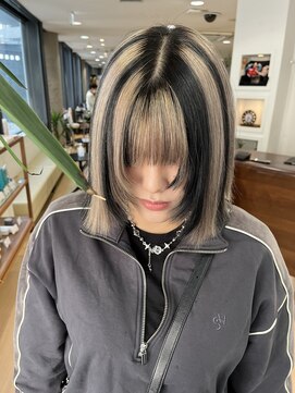 ヘアサロン アウラ(hair salon aura) ブリーチカラーデザインカラー