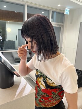 ローレンアオ(LOREN AO) 前髪/アンブレラカラー/こなれミディ/イメチェン/ウェーブパーマ