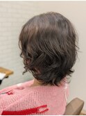 柔らかアッシュ系カラー
