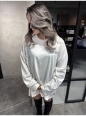 ★プラチナシルバー系エアタッチバレイヤージュ★