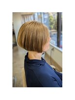 ヘアデザイニング ズーム 飯田橋店(hairdesigning Zoom)&nbsp;３０代４０代５０代：ボブスタイル