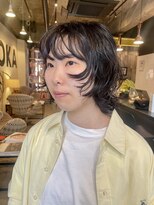 カオス(CHAOS)&nbsp;ウルフ風×パーマ