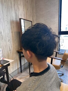 エヌアンドエー 杉戸高野台店(N&A) 無造作×清潔感　ラフなニュアンスパーマ/メンズカット