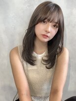 オリンテ バイ レシッド 表参道(orente by rcid)&nbsp;髪質改善顔周りレイヤーカット酸熱ストレートホワイトグレージュ