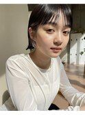【表参道ソワ】耳掛けシンプルボブ