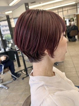 パルティール(Partir) ショートカット×レッドカラー