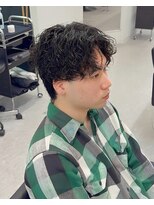 ブライト(BRIGHT)&nbsp;ツイストスパイラルパーマセンターパート