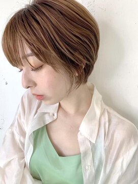 コンティロミー(CONTI ROMMY.) 本厚木☆フェザーショート◎マッシュボブイルミナカラー髪質改善