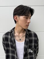 ウシワカマルガーデン(ushiwakamaru Garden)&nbsp;ニュアンスパーマ × センターパート