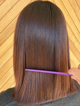 バショ(ba sho)の写真/ダメージレスで理想のスタイルを叶える♪髪質改善にもこだわったTRで、思わず触れたくなる美髪に☆