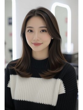 エルサ(Elsa) 【Elsa元町・三宮】大人っぽミディアムくびれレイヤー